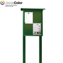 Notice Board GALAXIA w.Roof 8 DIN A-4 