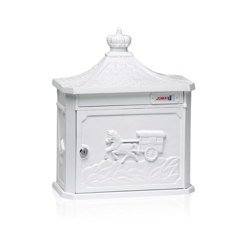 [80040] Mailbox GARDEN 80 white
